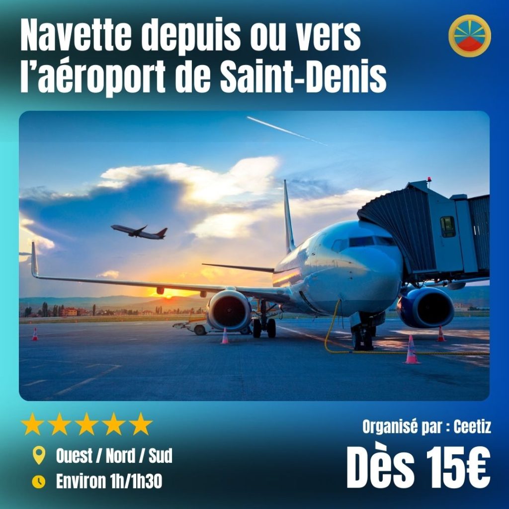 Réservez votre navette aéroport à la réunion