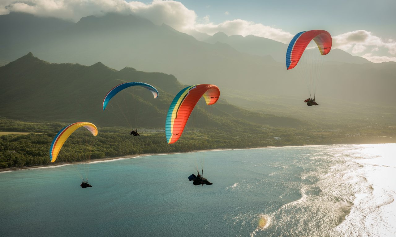 envolez-vous avec addict parapente à saint-leu, réunion ! profitez d’un baptême de parapente inoubliable et découvrez l’île vue du ciel en toute sécurité avec des professionnels passionnés.