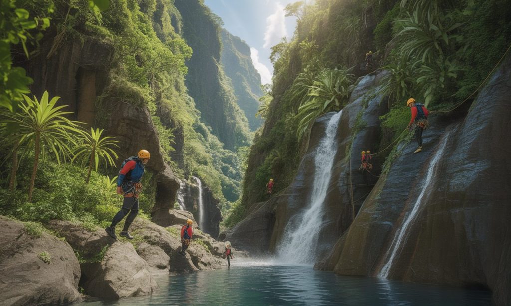 découvrez adventures reunion : canyoning, randonnées et activités outdoor à la réunion. vivez des aventures inoubliables au cœur de paysages exceptionnels avec des guides passionnés !
