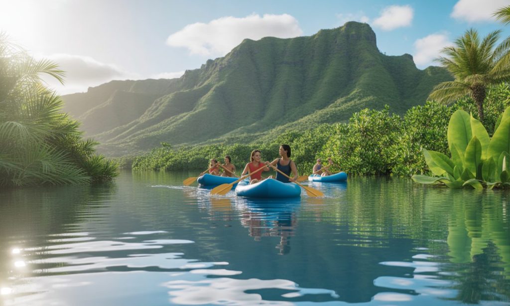 découvrez aquasens et vivez une aventure unique de paddle rafting sur le lagon de trou d’eau à la réunion. activité ludique, paysages paradisiaques et sensations garanties pour tous, en famille ou entre amis !