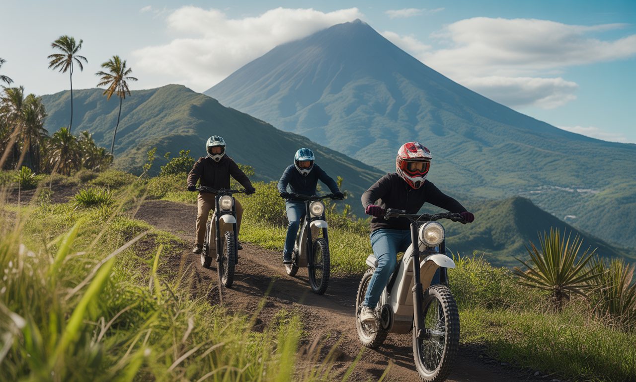 découvrez dirt-ebike 974 : excursions inoubliables à la réunion en moto électrique. vivez l'aventure tout-terrain, respectueuse de l'environnement, pour tous niveaux. réservez votre balade dès maintenant !