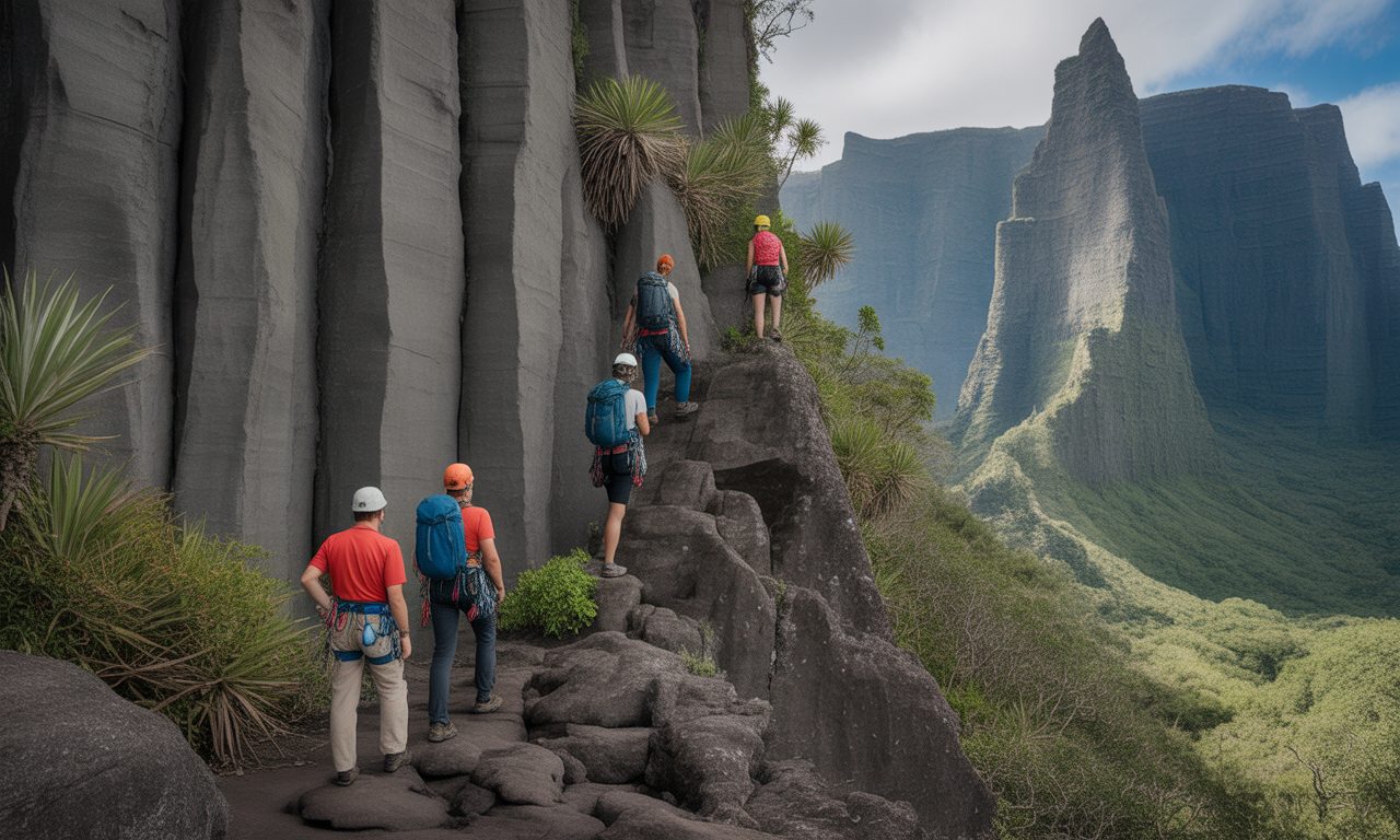 découvrez les coulisses passionnantes de l’escalade et de l’alpinisme à la réunion avec romain alazard. plongez dans l'univers fascinant des grimpeurs, leurs défis et leur passion pour les sommets réunionnais.
