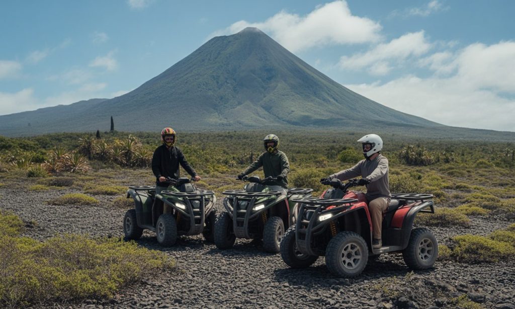 découvrez une expérience inoubliable en vtt électrique au piton de la fournaise avec quadbike runners à la réunion : aventures, panoramas volcaniques et sensations fortes garanties !
