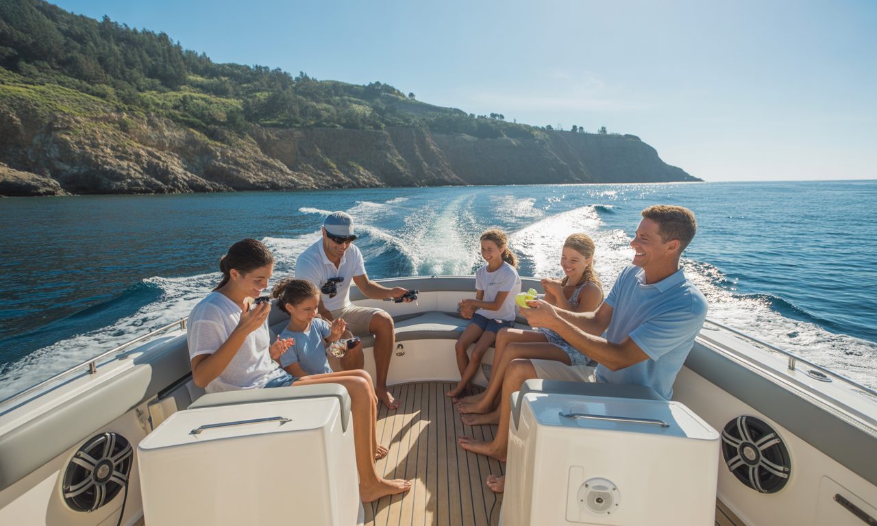découvrez west coast family boat à la réunion : profitez de balades privées en bateau adaptées aux familles, pour explorer les plus beaux paysages marins de l’île en toute sécurité et convivialité.