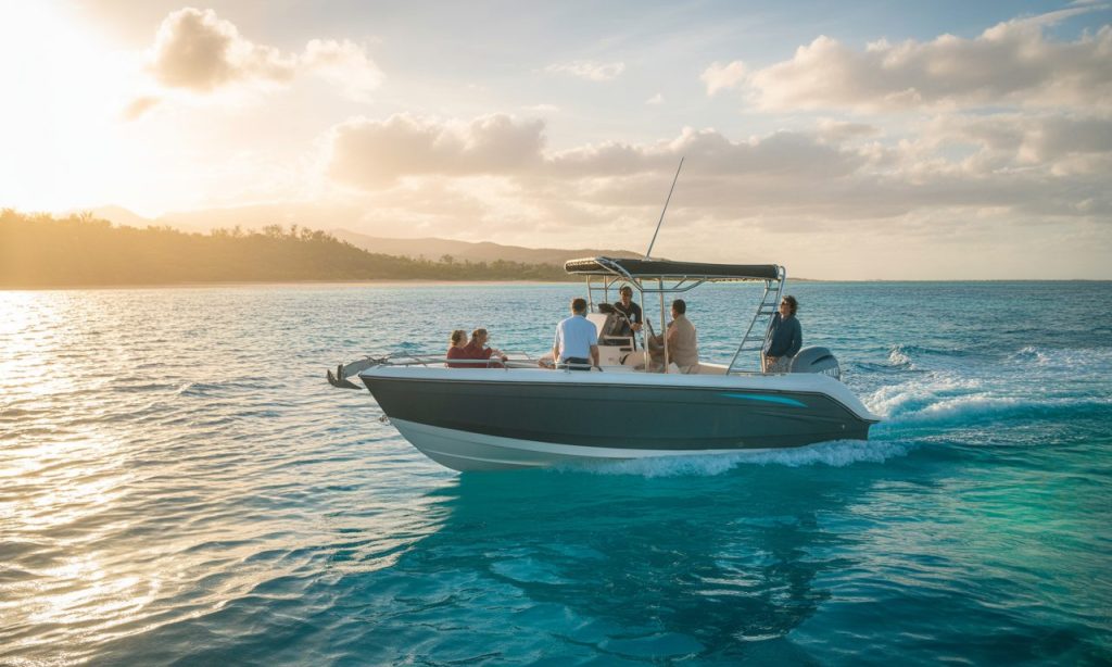 découvrez west coast family boat à la réunion : profitez de balades privées en bateau pour explorer la côte ouest en famille ou entre amis. moments inoubliables garantis !