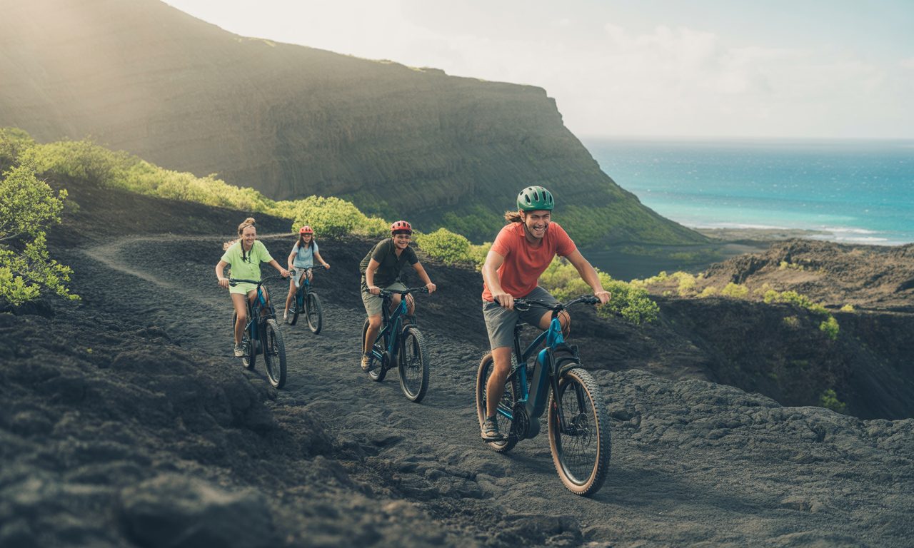 découvrez la réunion autrement avec ebike aventures : des excursions en vtt électrique pour explorer les paysages uniques de l'île en toute liberté et sécurité. réservez votre aventure dès maintenant !