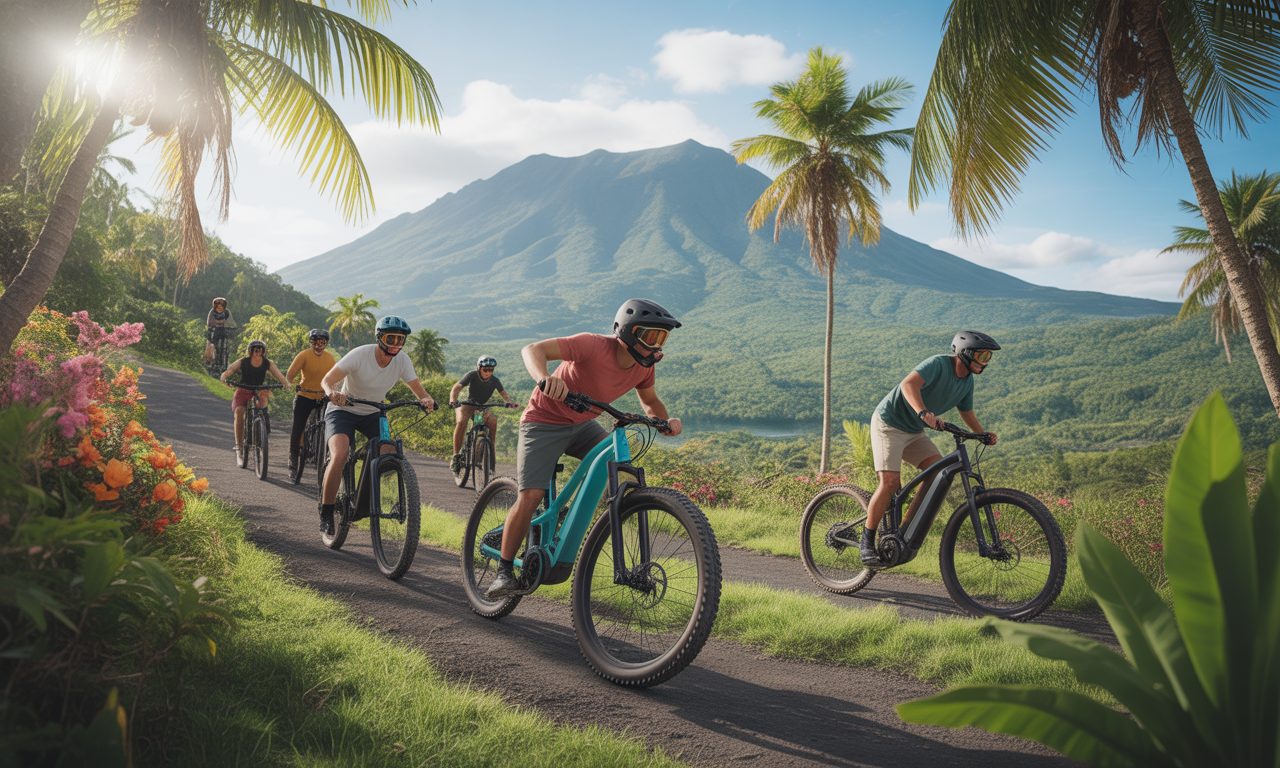 découvrez l'île de la réunion autrement avec ebike réunion : profitez de balades en vtt électriques adaptées à tous les niveaux pour explorer des paysages uniques en toute simplicité et convivialité.